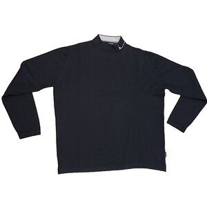 vintage VERSACE CLASSIC V2 Mens XL XXL Merino Wool Sweater black knit crew neck